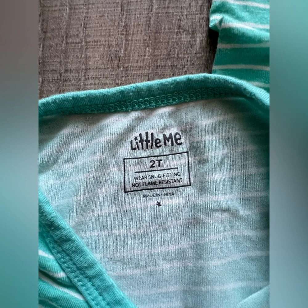 Little Me Striped Pajama Set 2T